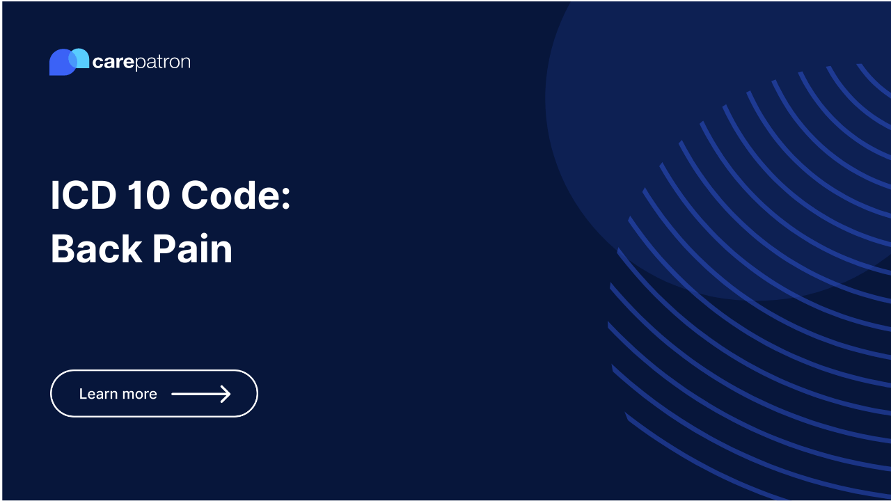 Back Pain ICD10CM Codes 2023